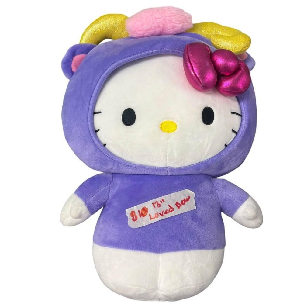 Kidrobot x Sanrio Hello Kitty Zodiac Star Sign Aries (Ram) 13" Plush